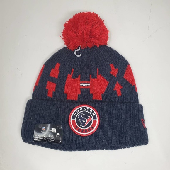 NEW 2020 NFL NEW ERA ON FIELD SIDELINE BEANIE - Houston Texans - Picture 1 of 3
